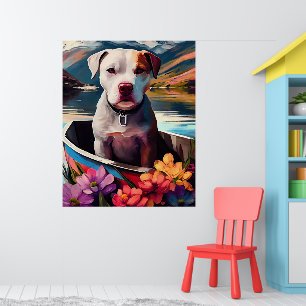 Póster Pitbull en un remo: Una aventura escénica