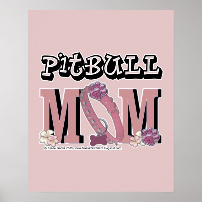 Póster Pitbull MOM (Frente)