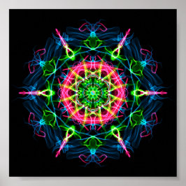 Póster Pitta Dosha Balancing Ayurveda Mandala II