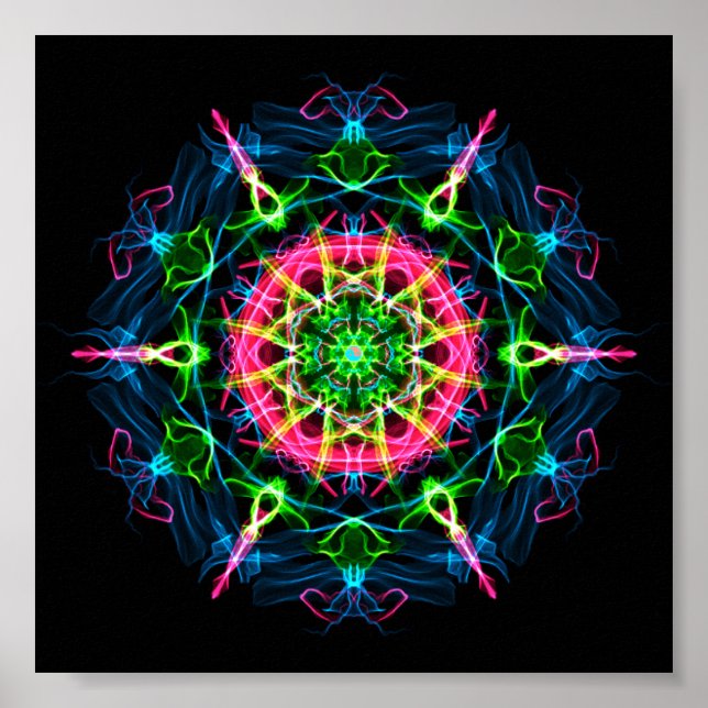 Póster Pitta Dosha Balancing Ayurveda Mandala II (Frente)