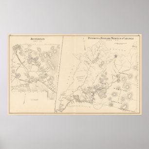 Póster Pittsburg, Hubbard, Webster, Carlisle, Jefferson