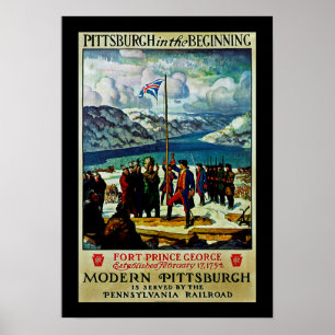 Póster Pittsburgh in the Beginning