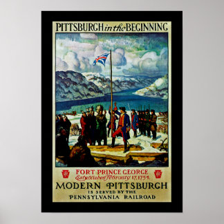 Póster Pittsburgh in the Beginning