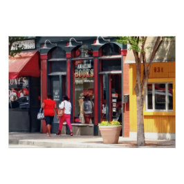 Póster Pittsburgh PA - Paseando por la avenida Libertad