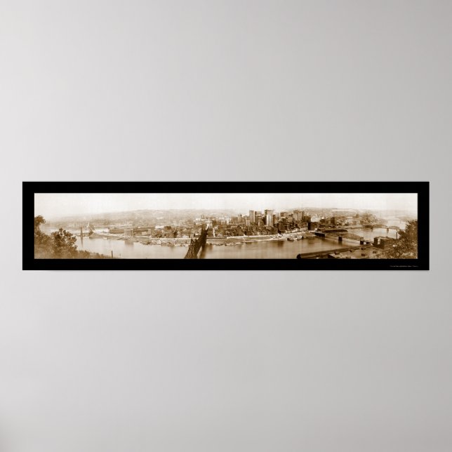 Póster Pittsburgh, PA Photo 1920 (Frente)