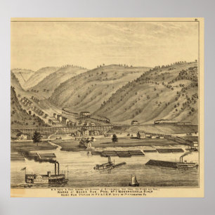 Póster Pittsburgh, Pennsylvania