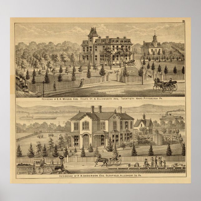 Póster Pittsburgh, Pennsylvania (Frente)