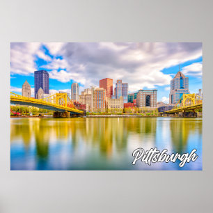 Póster Pittsburgh, Pennsylvania (Estados Unidos de Améric