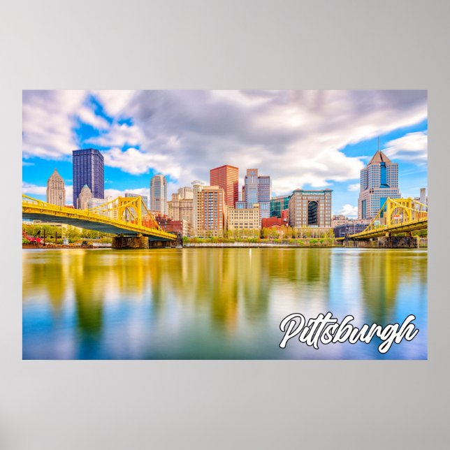 Póster Pittsburgh, Pennsylvania (Estados Unidos de Améric (Frente)
