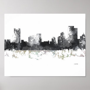 PÓSTER PITTSBURGH PENNSYLVANIA SKYLINE