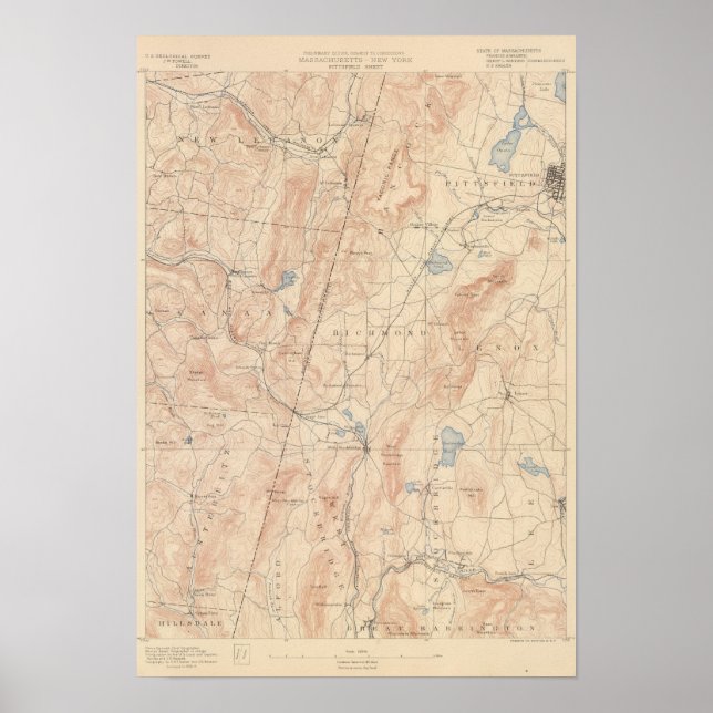 Póster Pittsfield, Massachusetts (Frente)