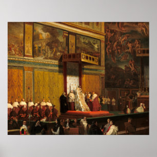 Póster Pius VI - Jean-Auguste-Ingres Bella Artes