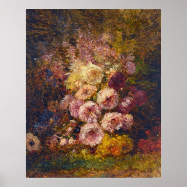 Póster Pivoines - Félix Ziem (Frente)