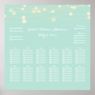 Póster PixDezines cuerdas de color/luces para gráfico de 