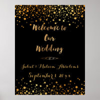 PixDezines dazzled/faux gold/specks/DIY reception
