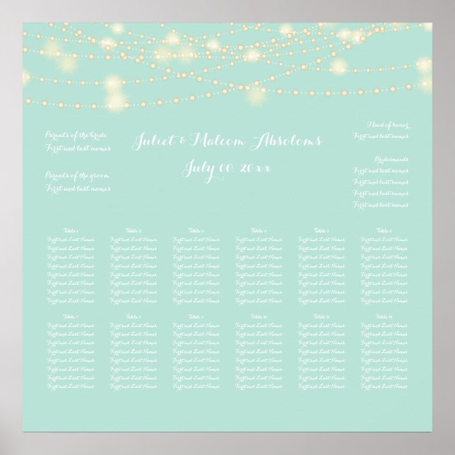 Póster PixDezines DIY color/luces cadenas/gráfico de asie (Frente)