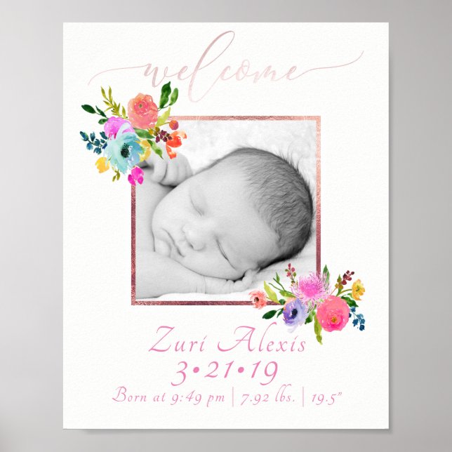 Póster PixDezines Sip n Ver Bienvenida (Frente)