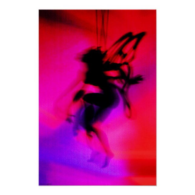 Póster Pixie bailando en rosa (Anverso)