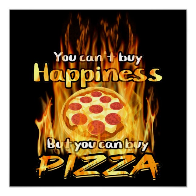 Póster Pizza (Anverso)