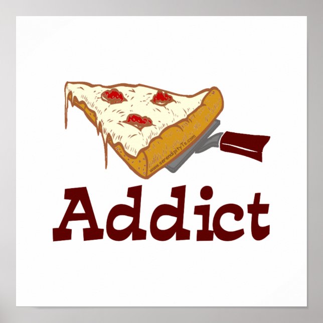Póster Pizza Addict (Frente)