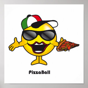 Póster Pizza Ball