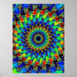 Póster Pizza cósmica