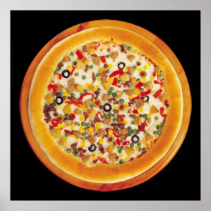 Póster Pizza de lujo