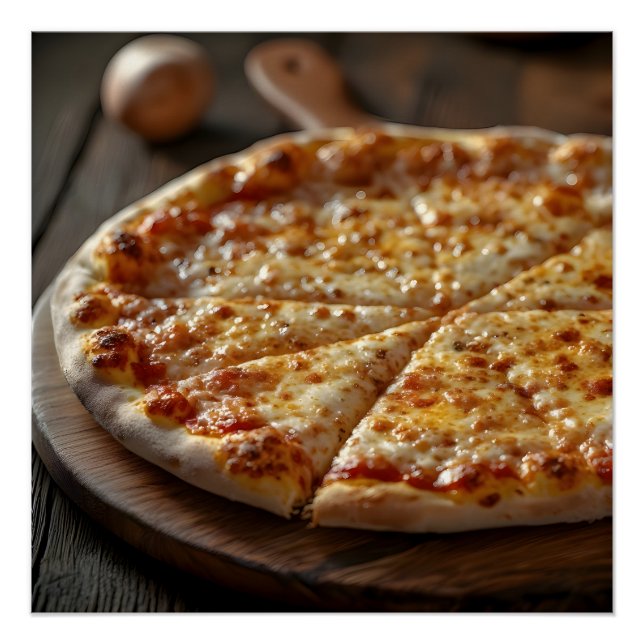 Póster Pizza de Queso (Anverso)