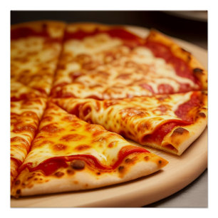 Póster Pizza de Queso
