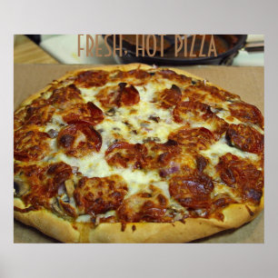 PÓSTER PIZZA FRESH HOSH ART POSTER