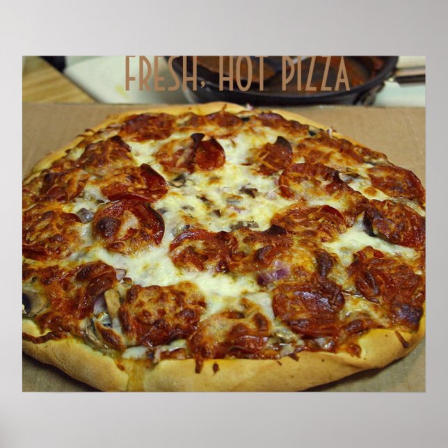 PÓSTER PIZZA FRESH HOSH ART POSTER (Frente)