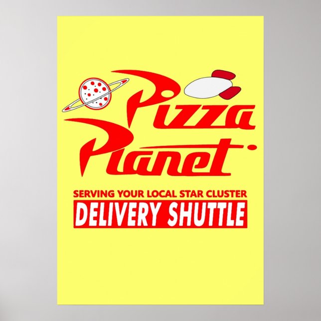 Póster Pizza Planet (Frente)