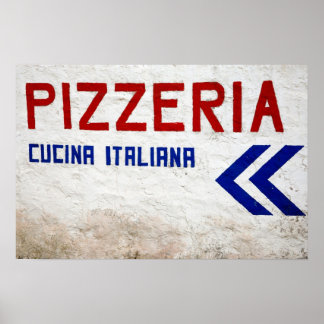Póster Pizzeria