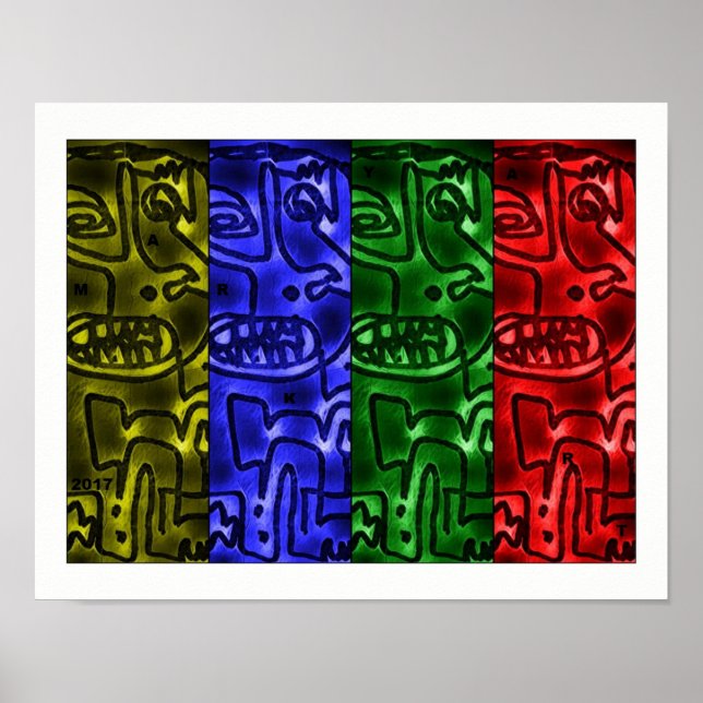 Póster PL#1030295 MarkyArt Gráfico contemporáneo moderno (Frente)