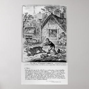 Póster Placa 1, a partir 'de la vida de Guillermo Cobbett