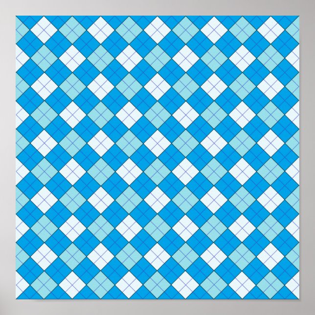 Póster Placa azul (Frente)