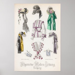 Póster Placa de moda
