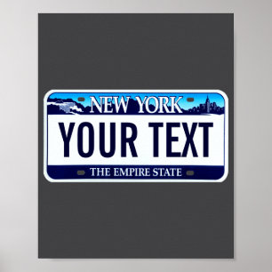 Póster Placa de Nueva York _1
