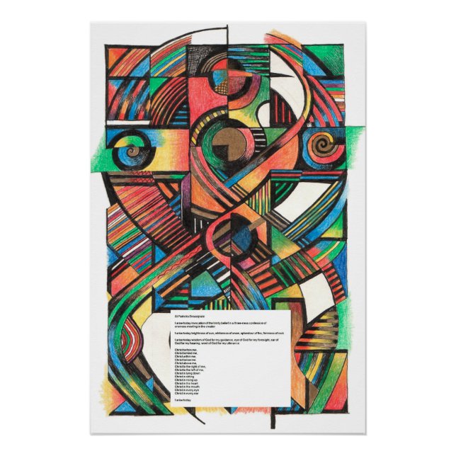 Póster Placa de recalentamiento de St Patricks (Anverso)