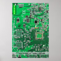 Placa del circuito impreso para el circuito verde