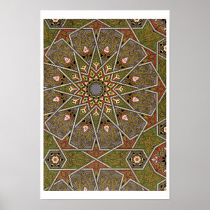 Póster Placa I de "estudios en diseño", c.1874-76 (litho