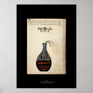 Póster Placa italiana medieval 6 del poster de la
