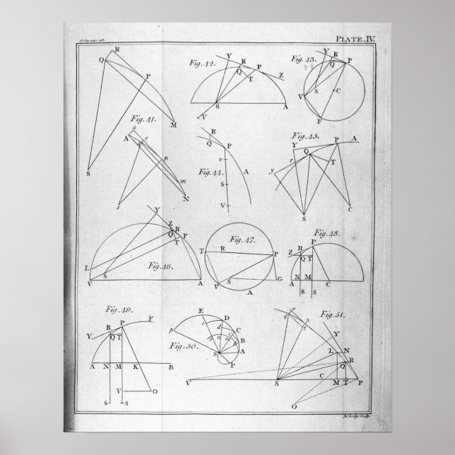 Póster Placa IV, Ilustración de la propuesta X (Frente)