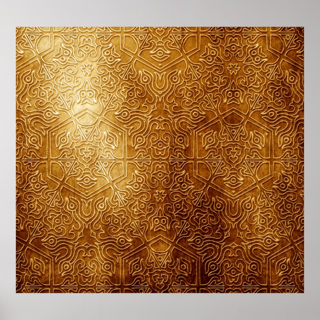 Póster Placa Metalizado Ornate Classic (Frente)