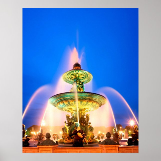 Póster Place de la Concorde, París, Francia (Frente)
