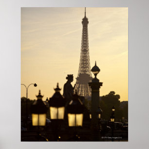 Póster Place de la Concorde, the city's largest square