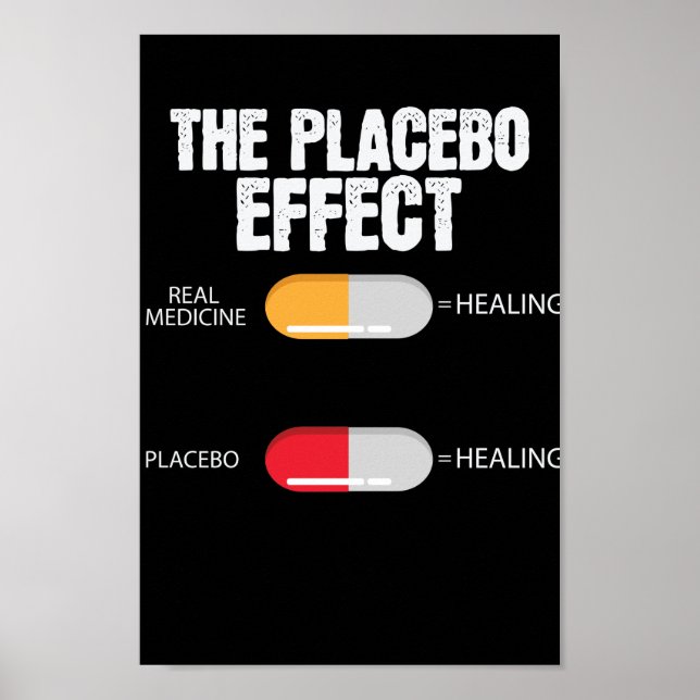 Póster Placebo Effekt Tabletten (Frente)