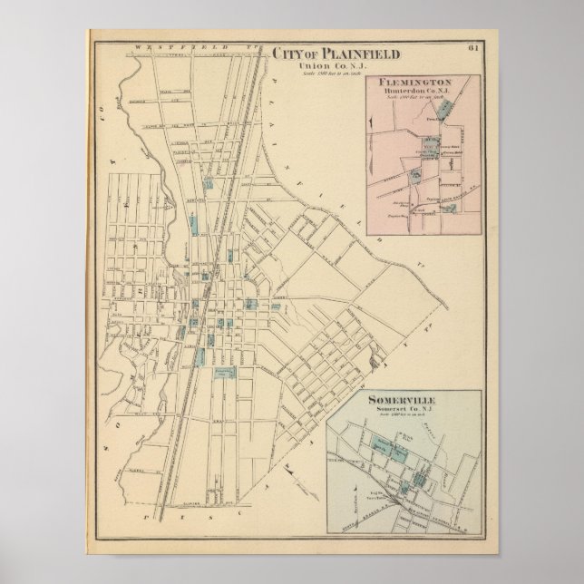 Póster Plainfield, NJ (Frente)