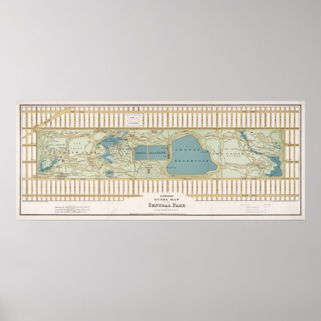 Póster Plan Central Park (Frente)
