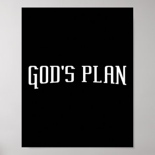 Póster Plan de Dios, fe de Jesús